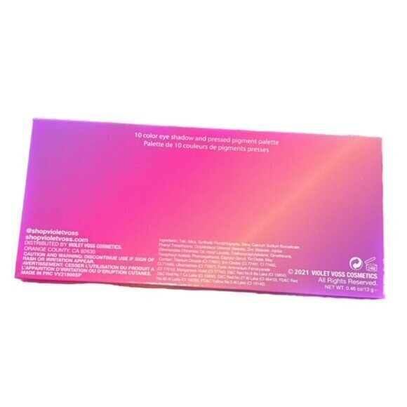 Violet Voss Violet Sunset 10 Color Eye Shadow Beauty Colorful Sparkle Designer - Picture 5 of 8